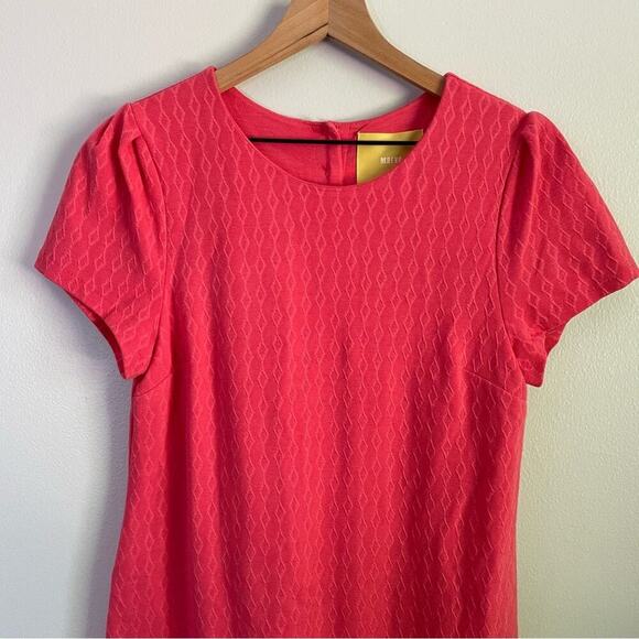 Anthropologie Maeve Textured Short Sleeve Dress - Picture 2 of 9